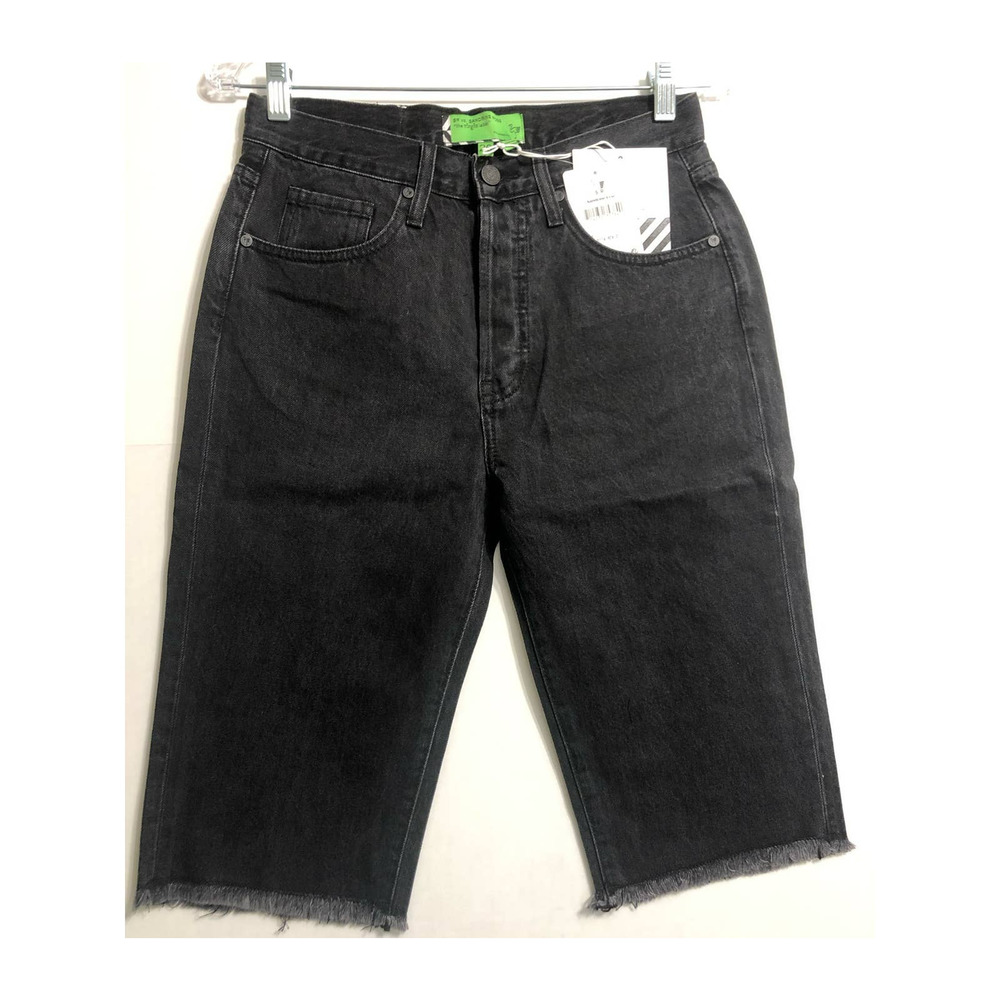 Sandrine Rose by FP Relaxed Fit Raw Hem Bermuda Shorts  Size 26